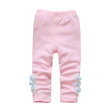 Toddler Baby Girls Kids Skinny Pants Cute Elephant Rabbit Bowknot Print Stretchy Children Warm Leggings ILML