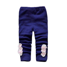 Toddler Baby Girls Kids Skinny Pants Cute Elephant Rabbit Bowknot Print Stretchy Children Warm Leggings ILML