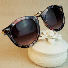 Brand Designer Trend Leopard Sunglasses For Women Men Round Retro Sun Glasses ILML