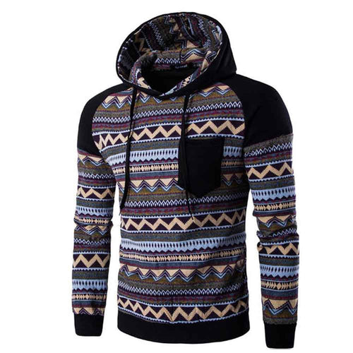 clothing Bohemia Retro plus sizeXXXL coat Long Sleeve Hooded Sweatshirt man bomber jacket Men's jacket jaqueta ILML