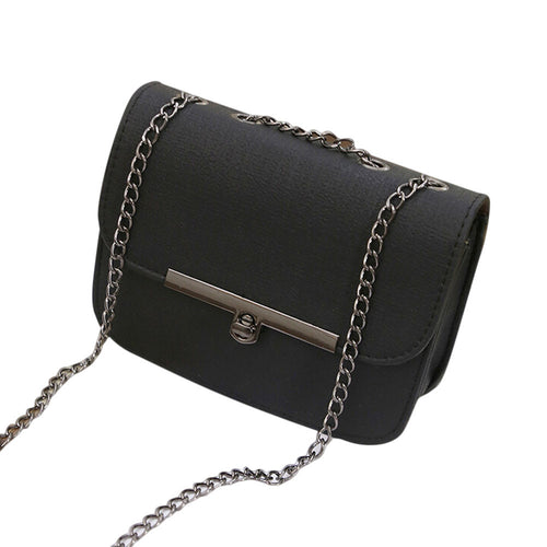 Casual Women Bags Chain Leather Hbag Shoulder Bag Women's Messenger Bags Bolsas Clutch Purse Tote ILML