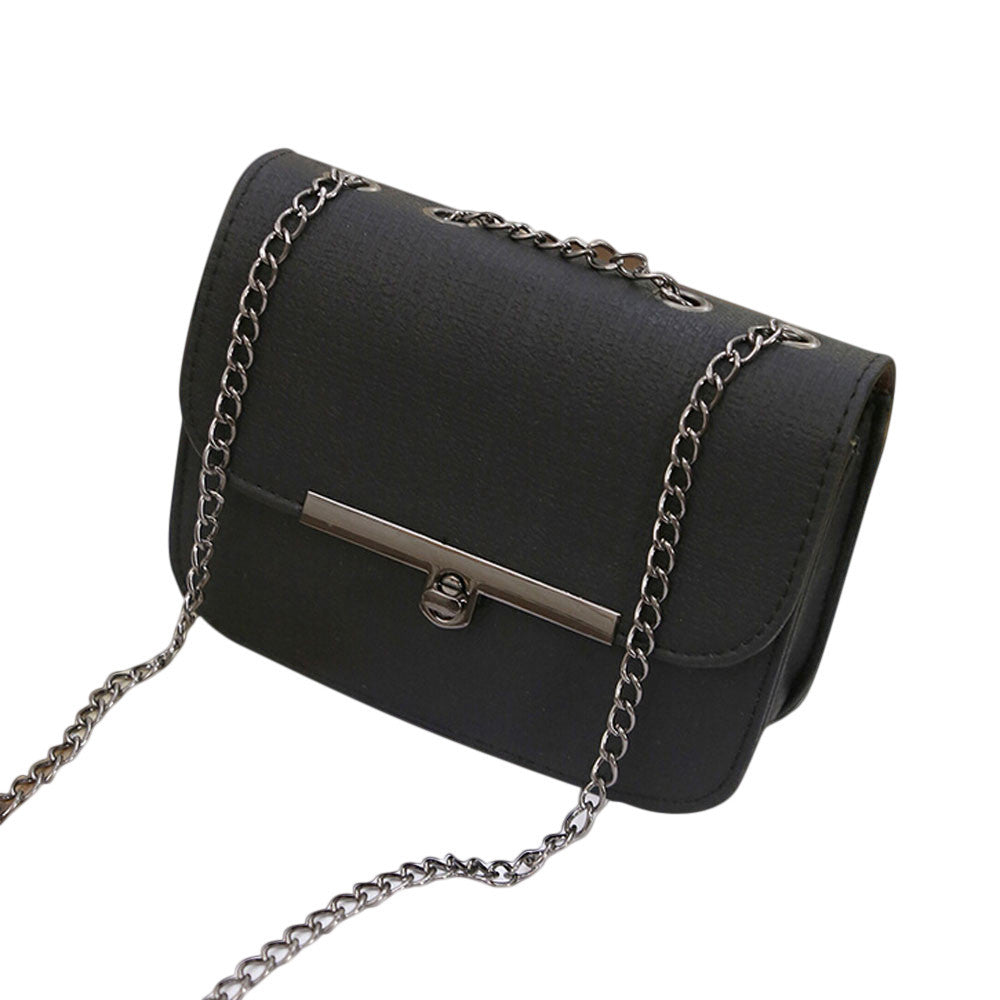 Casual Women Bags Chain Leather Hbag Shoulder Bag Women's Messenger Bags Bolsas Clutch Purse Tote ILML
