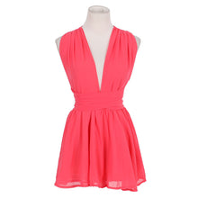 Celebrity Style Women's Overalls Deep V Neck Chiffon Jumpsuits Playsuits Boot Cut Women's Jumpers LY3 ILML