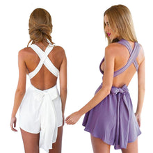 Celebrity Style Women's Overalls Deep V Neck Chiffon Jumpsuits Playsuits Boot Cut Women's Jumpers LY3 ILML