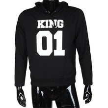 Couple Men KING 01 Letter jacket Men's Warm Up Hooded Hoodies Sweatshirt Fit Coats Tops Outwear  ILML