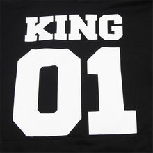 Couple Men KING 01 Letter jacket Men's Warm Up Hooded Hoodies Sweatshirt Fit Coats Tops Outwear  ILML