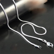 Delicate Silver Jewelry 1618202224 inch Mens Womens Snake Wild Classic Torques Necklace Wild  ILML