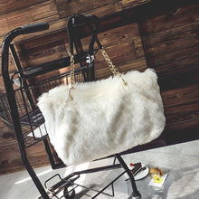 FamousSynthesic Fur Plush Women messenger bags hbags designer Crossbody Shoulder bag bolsa Tote ILML