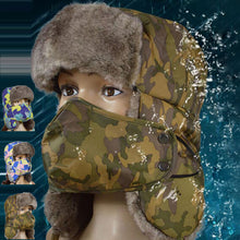 Camouflage Thicken Hat Wind Mask Cold-proof Rimq Casual ILML