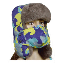 Camouflage Thicken Hat Wind Mask Cold-proof Rimq Casual ILML