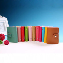 Credit Card Holder Wallet Bag Case Women Men Leather ID Business Cards holder Package Purse Bags cover case ILML