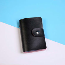 Credit Card Holder Wallet Bag Case Women Men Leather ID Business Cards holder Package Purse Bags cover case ILML