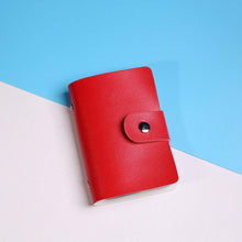 Credit Card Holder Wallet Bag Case Women Men Leather ID Business Cards holder Package Purse Bags cover case ILML