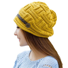 Cute Soft Women Flower Cap Knitting Beanie Cap Warm Beret Hat ILML