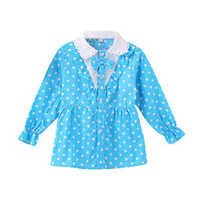 Baby Girls Blouse Little Kids Tops Long Sleeve Polka Dot Shirts 1-4 Years PY2 ILML