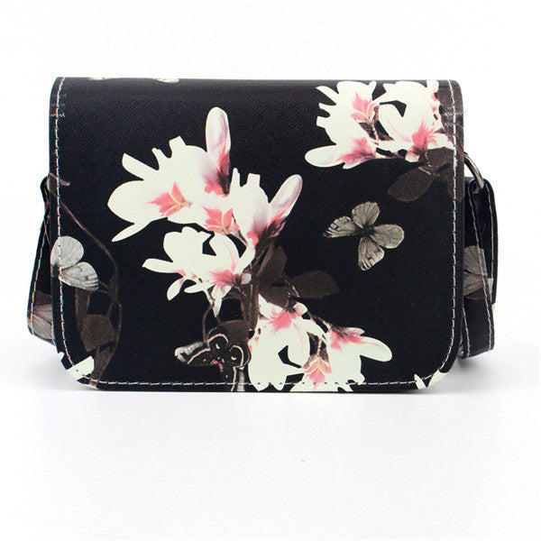 Women bag Casual messenger bags Floral leather Crossbody Shoulder hbags women famousbolsa feminina ILML