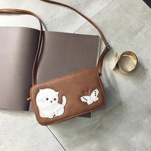 butterfly Cat Pattern butterfly women's hbags Leather crossbody Shoulder Bag for girls Small party Clutch ILML
