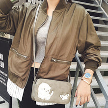 butterfly Cat Pattern butterfly women's hbags Leather crossbody Shoulder Bag for girls Small party Clutch ILML