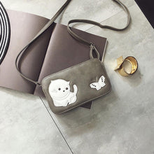 butterfly Cat Pattern butterfly women's hbags Leather crossbody Shoulder Bag for girls Small party Clutch ILML