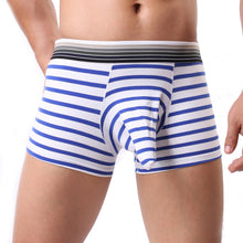 striped printing Sexy Mens Underwear Shorts Pouch Breathe Soft Underpants ILML