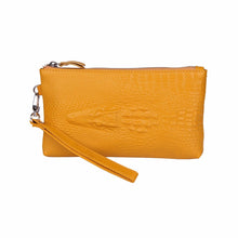 Gofoward Women Crocodile Leather Wallets Purse Wallet Clutch Bag Evening Bag ILML
