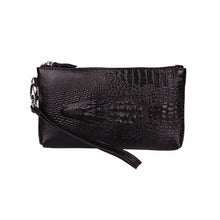 Gofoward Women Crocodile Leather Wallets Purse Wallet Clutch Bag Evening Bag ILML