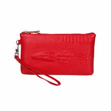 Gofoward Women Crocodile Leather Wallets Purse Wallet Clutch Bag Evening Bag ILML