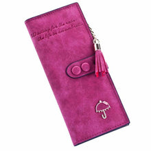 Gofoward Women Long Soft Umbrella Leather Clutch Purse Wallets Wallet ILML