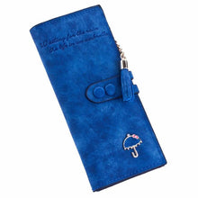 Gofoward Women Long Soft Umbrella Leather Clutch Purse Wallets Wallet ILML