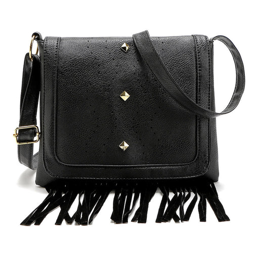 Casual women messenger bags Tassel Leather women's hbags crossbody Shoulder bag Satchel bolsos mujer ladies hbag ILML