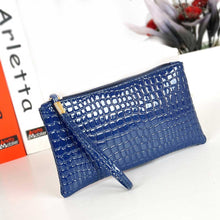 Women Bag Crocodile PU Leather Clutch Hbag Coin Wallet Purse Bag  ILML