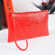 Women Bag Crocodile PU Leather Clutch Hbag Coin Wallet Purse Bag  ILML