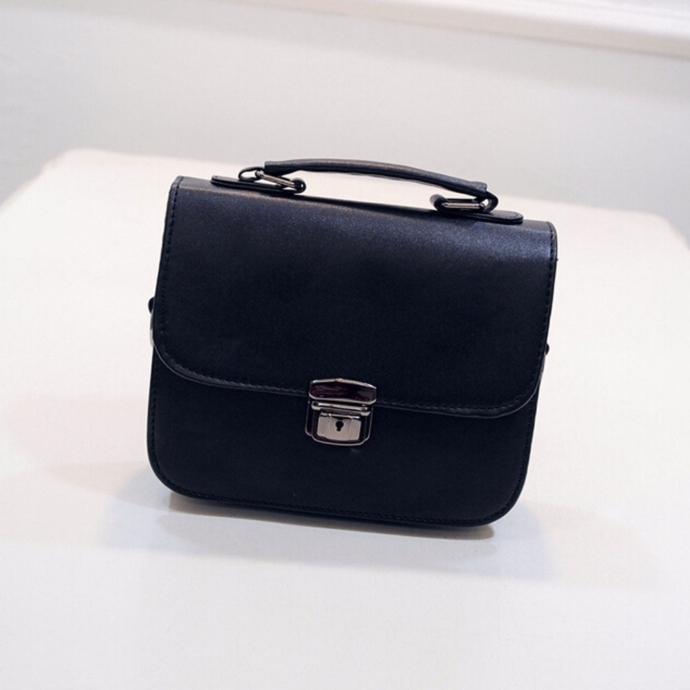 Women bags Designer Retro Plug Lock Imitation Leather Shoulder Bag Satchel Hbag Casual Messenger Bag Bolsas ILML