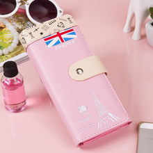 Woman Man Money Clip Purse Clutch Button Wallet Bag  ILML