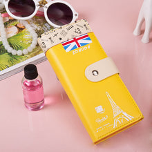 Woman Man Money Clip Purse Clutch Button Wallet Bag  ILML