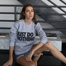 Just Do Nothing Sudaderaujer Women Casual Long Sleeve Hoodie Jumper Pullover Sweatshirt Tops Shirt  ILML