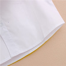 Kid Boy Lapel Formal Solid Tops Toddler Button Front White Baby Shirt ILML