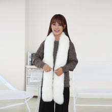 Luxury scarf Designer Warm Noble Women Scarf Artificial Fox Fur Scarves Collar blanket Shawl Wraps ILML