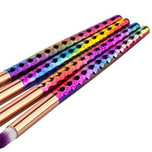 MAANGE Professional 4Pcs makeup brushes Colorful Cosmetic Eyebrow Eyeshadow Brush Makeup Brush Kits Tools ILML