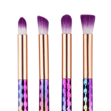 MAANGE Professional 4Pcs makeup brushes Colorful Cosmetic Eyebrow Eyeshadow Brush Makeup Brush Kits Tools ILML