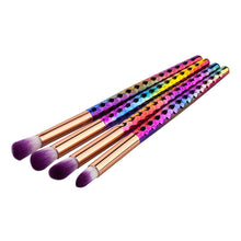 MAANGE Professional 4Pcs makeup brushes Colorful Cosmetic Eyebrow Eyeshadow Brush Makeup Brush Kits Tools ILML
