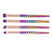 MAANGE Professional 4Pcs makeup brushes Colorful Cosmetic Eyebrow Eyeshadow Brush Makeup Brush Kits Tools ILML