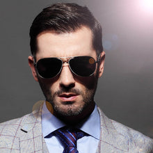 Man Metallic Refelctive Mirror Polarized Driving Goggle Pilot Sunglasses UV400 Protection Oculos De Sol Masculino LE3 ILML