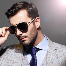 Man Metallic Refelctive Mirror Polarized Driving Goggle Pilot Sunglasses UV400 Protection Oculos De Sol Masculino LE3 ILML