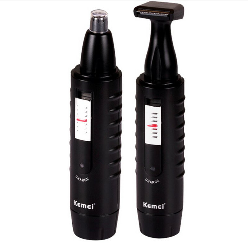 Mens Ear Nose Hair Face Neck Eyebrow Beard 2 in 1 Trimmer Men Hair Shaver Clipper Remover ILML