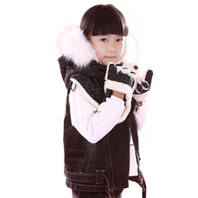 Boy Girl Warm Hats Scarves Gloves Three-Piece Children's Bunny ILML