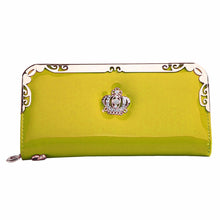 Lady Women Wallet Clutch Long Purse Imperial crown Pattren Leather Card Holder Hbag Bags ILML
