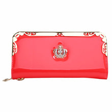Lady Women Wallet Clutch Long Purse Imperial crown Pattren Leather Card Holder Hbag Bags ILML