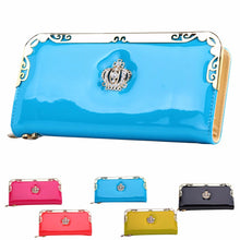 Lady Women Wallet Clutch Long Purse Imperial crown Pattren Leather Card Holder Hbag Bags ILML