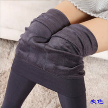 Plus Size Cashmere Leggings Women Girls Casual Warm Bright Velvet Knitted Thick Slim Legging Super Elastic ILML